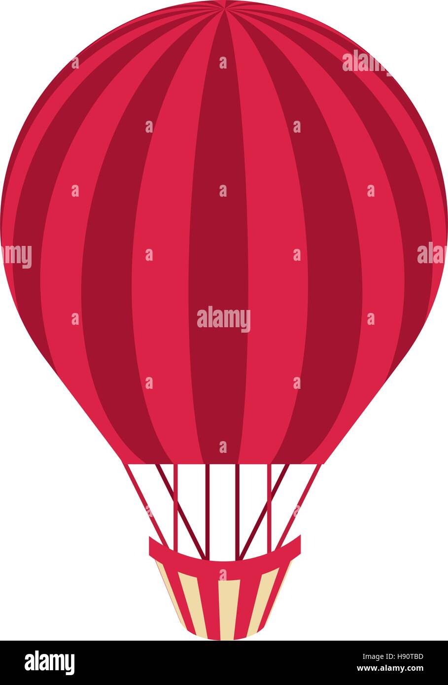 balloon air hot travel vector illustration design Stock Vector Image ...