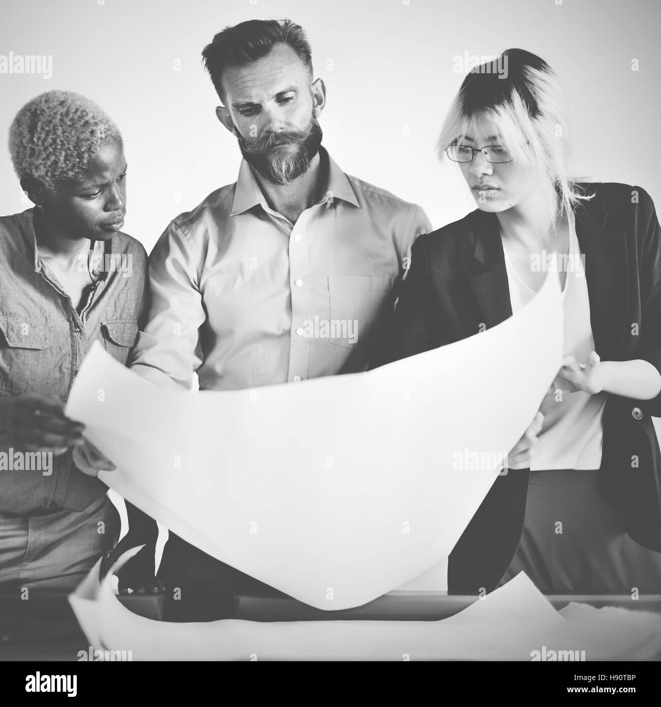 Coworker corporate Black and White Stock Photos & Images - Alamy