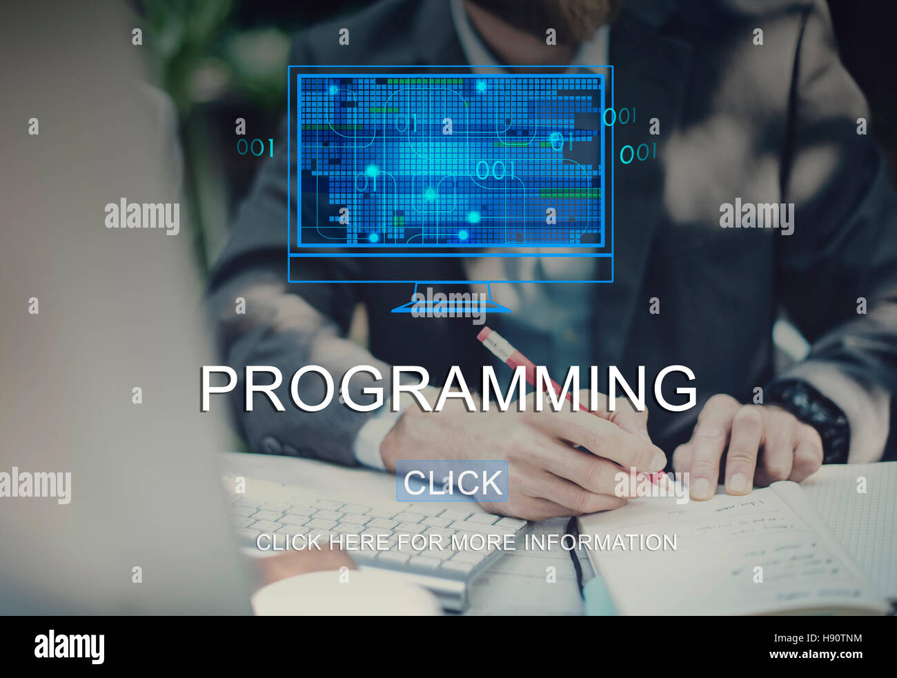 Programming Data Development Device Digital Concept Stock Photo - Alamy