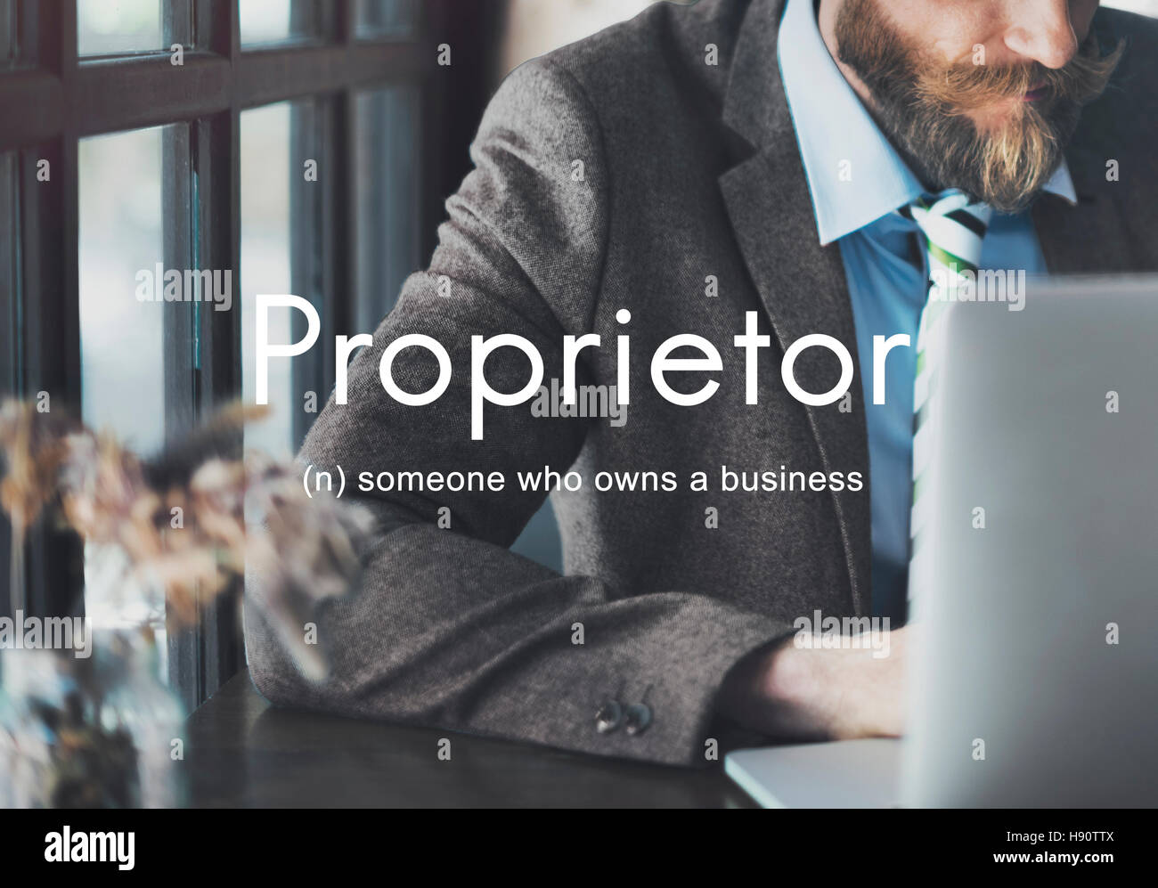 Proprietor Business Owner Founder Chairman Management Concept Stock ...