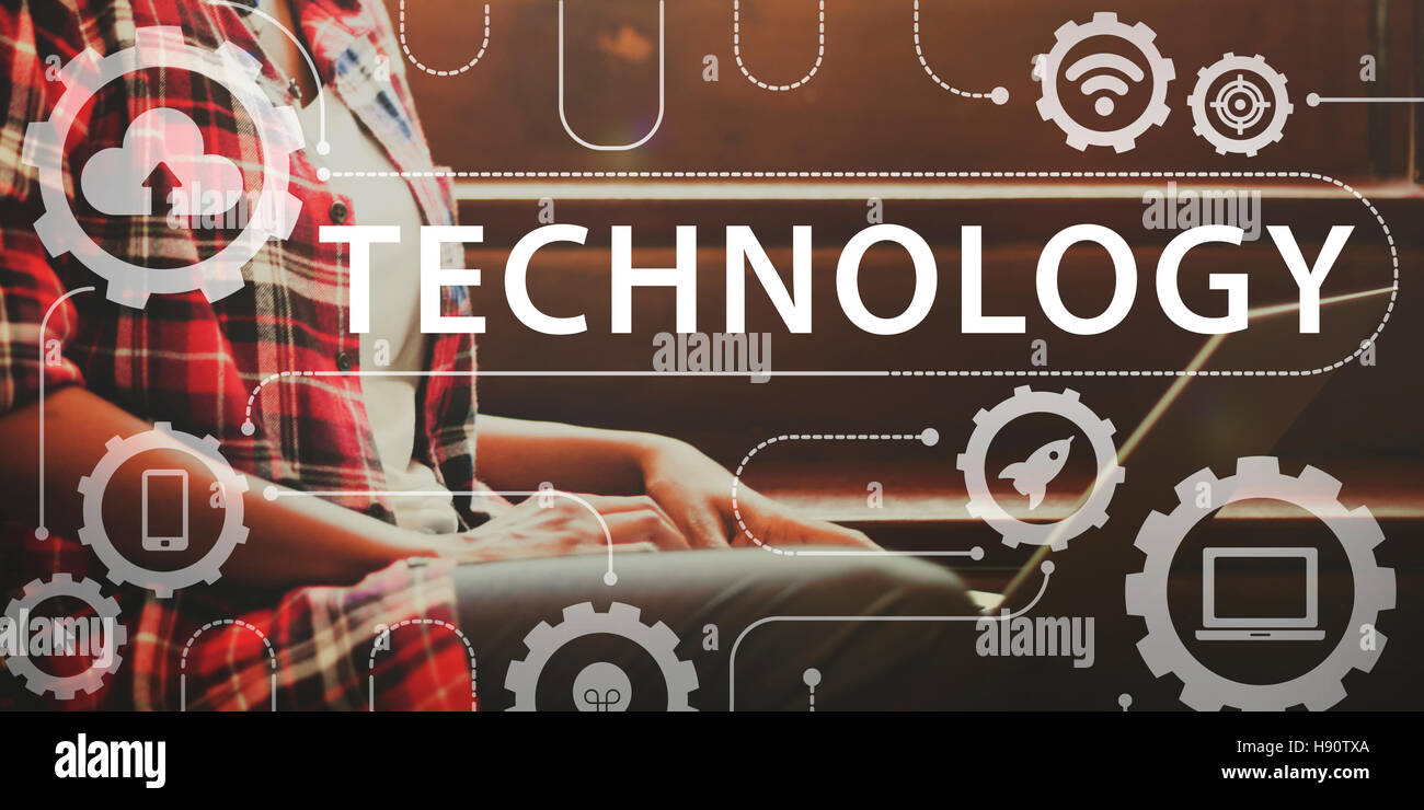 Technology Connecting Cloud Network Concept Stock Photo - Alamy