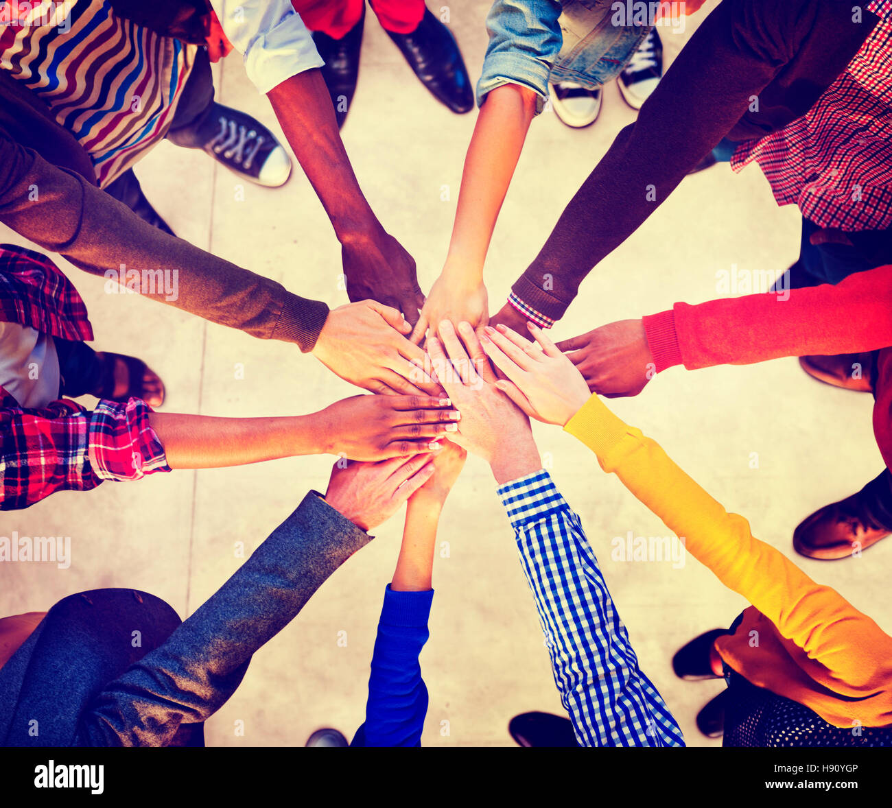 Group of Diverse Multiethnic People Teamwork Concept Stock Photo - Alamy