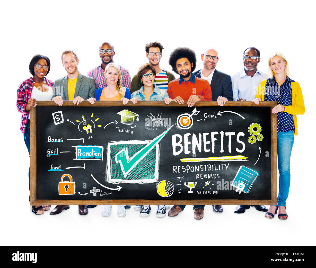 Benefits Gain Profit Income Earning Students Learning Concept Stock Photo