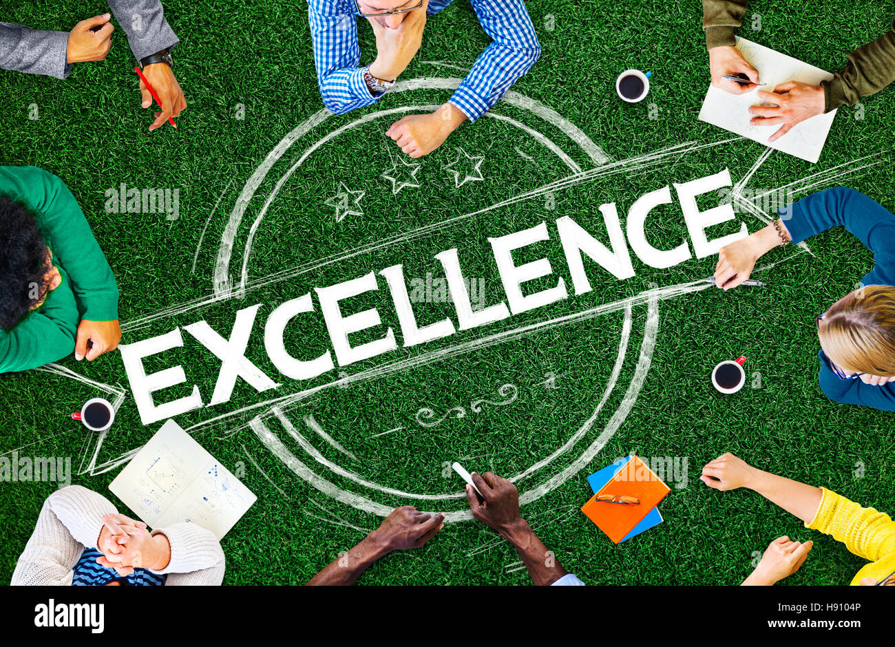 Exellence Ability Intelligence Perfection Proficiency Concept Stock Photo