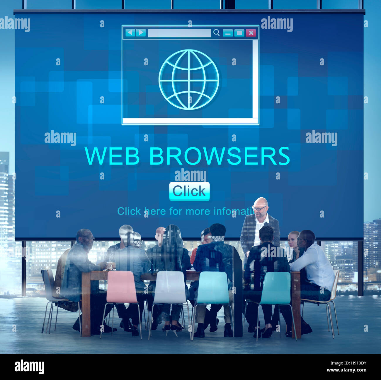 Web Browsers Global Page Site Interface Concept Stock Photo - Alamy