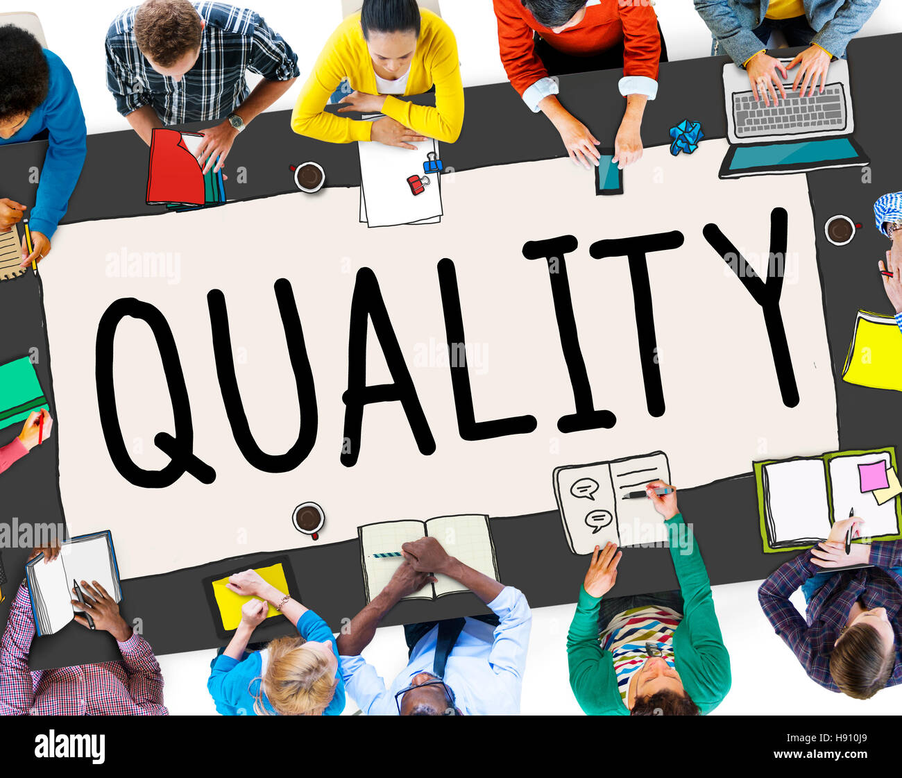 Quality Value Worth Capability Guarantee Concept Stock Photo - Alamy
