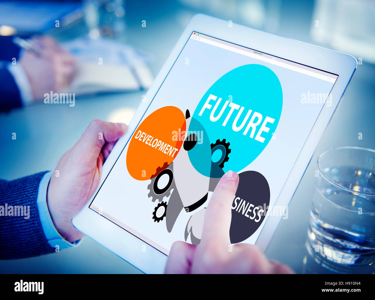 Future Development Goal Aspiration Futuristic Concept Stock Photo Alamy
