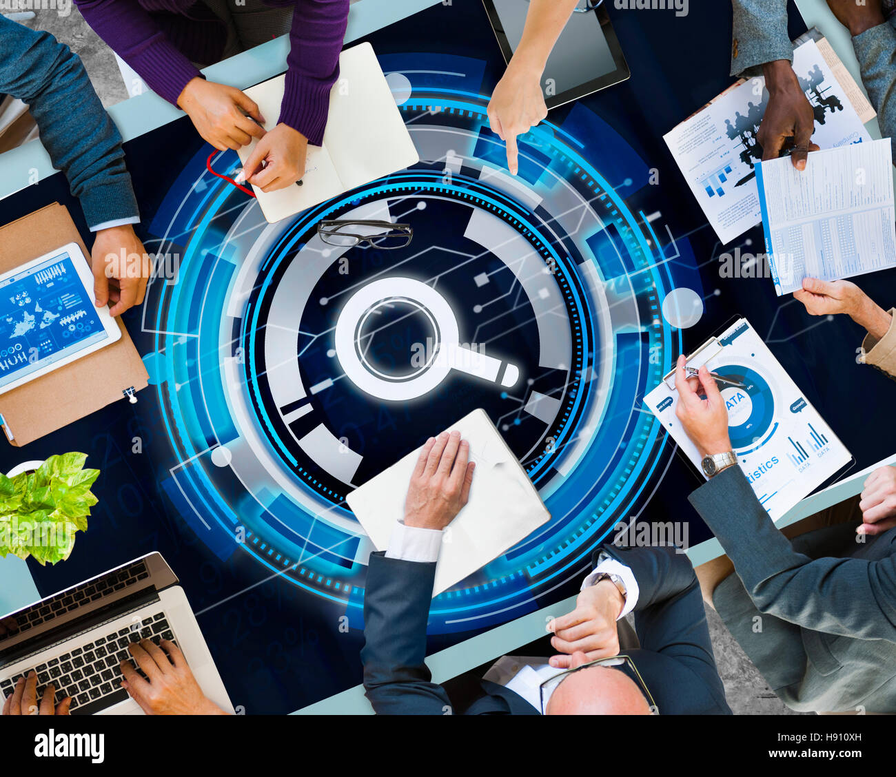 Business Team Meeting Brainstorming Planning Concept Stock Photo - Alamy