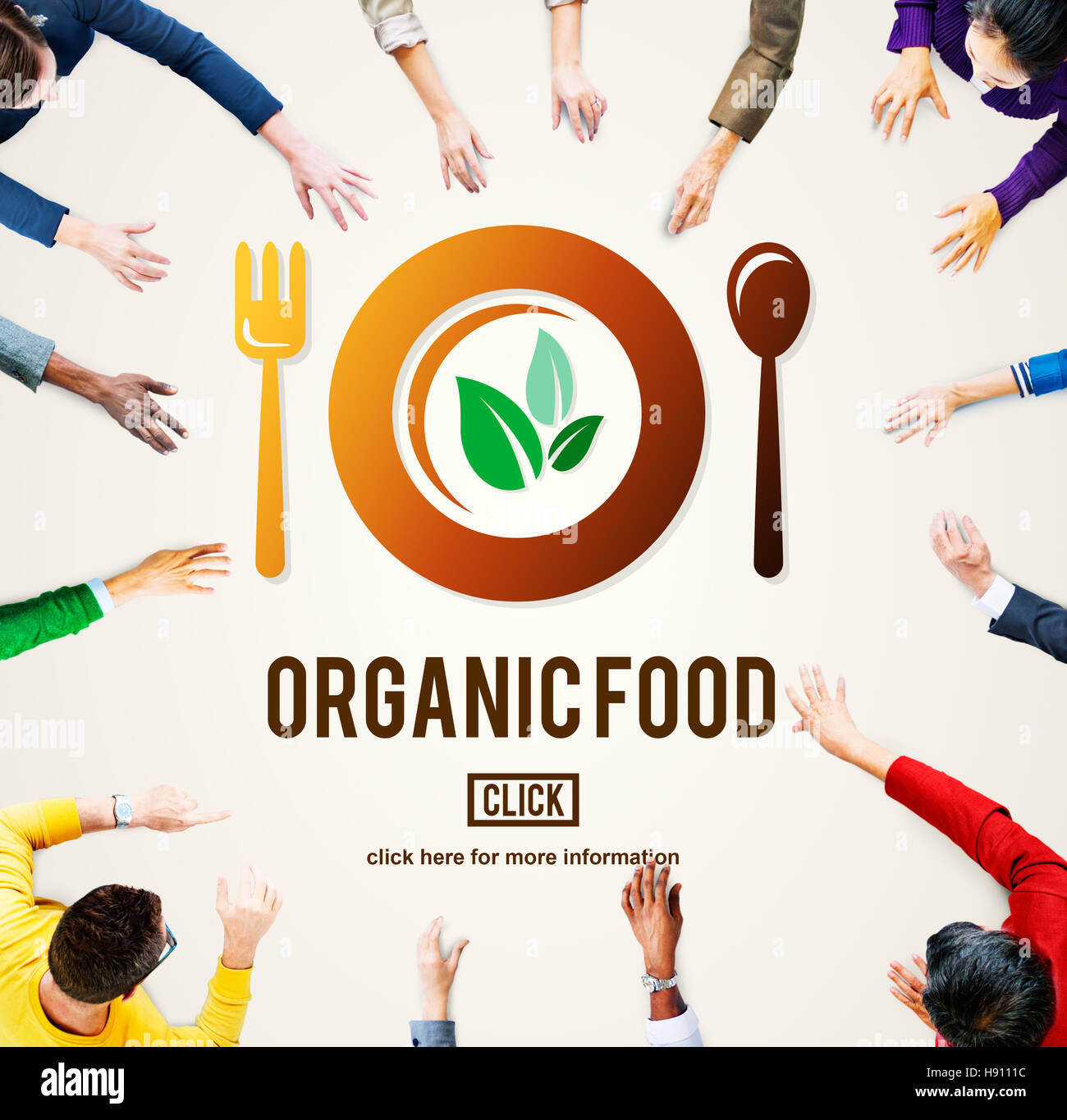 Organic Food Healthy Nourishment Concept Stock Photo