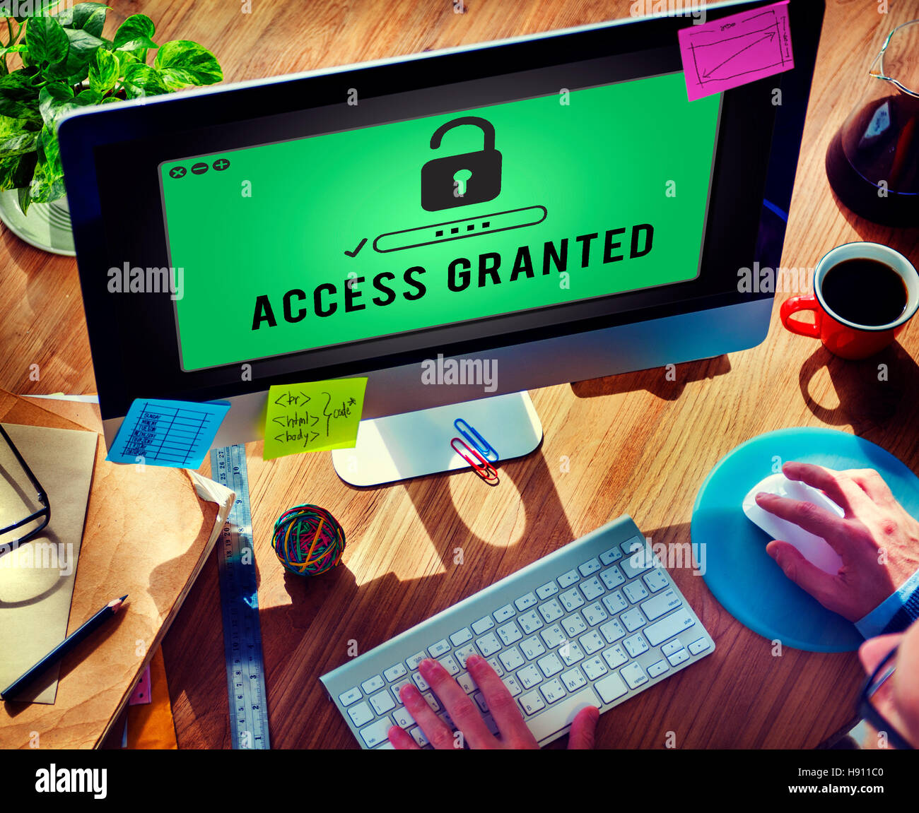 Access Granted Anytime Available Possible Unlock Concept Stock Photo ...