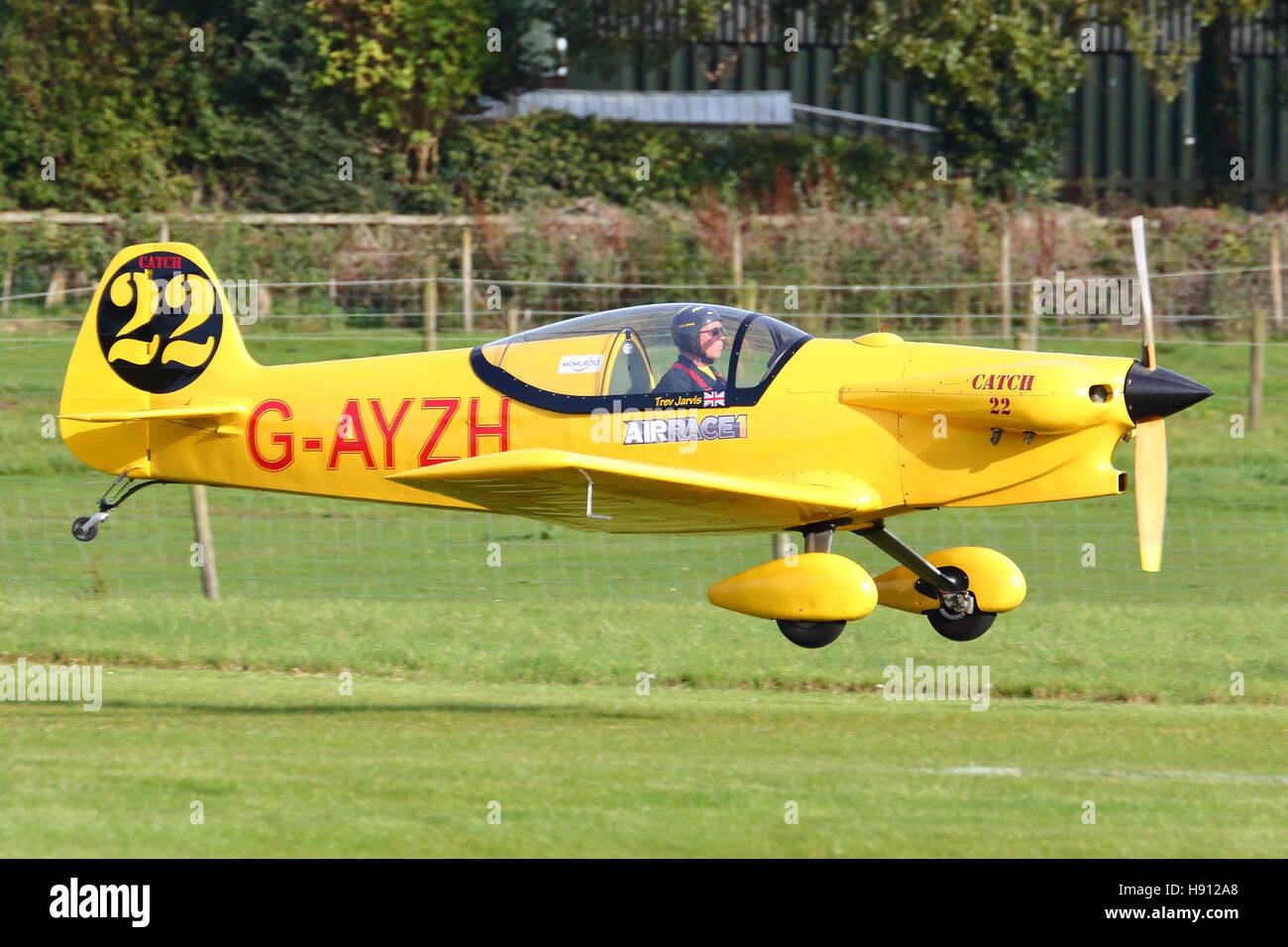 Taylor JT-2 Titch G-AYZH at the Old Warden Air Show Stock Photo