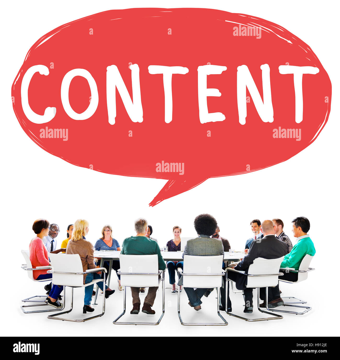 Content Blogging Communication Publication Concept Stock Photo