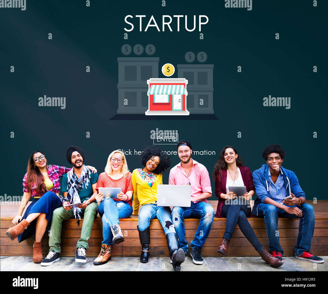Startup New Business Strategy Invest Concept Stock Photo