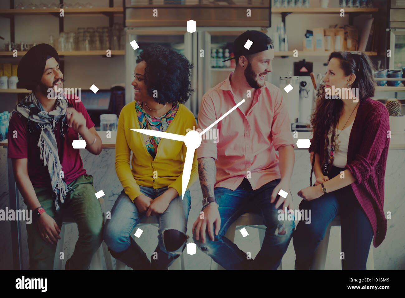 Clock Duration Time Leisure Hour Concept Stock Photo Alamy