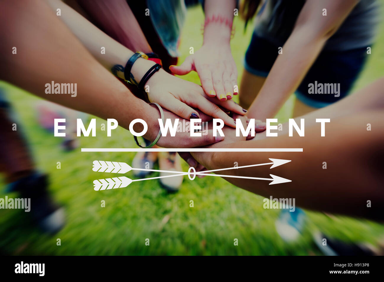 Empowerment Enable Improvement Progress Concept Stock Photo