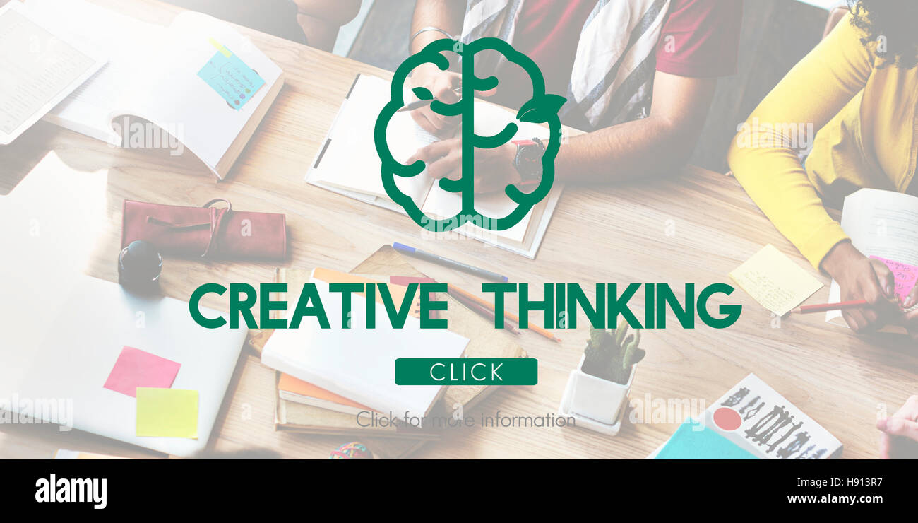 Creative Thinking Big Ideas Refresh Concept Stock Photo