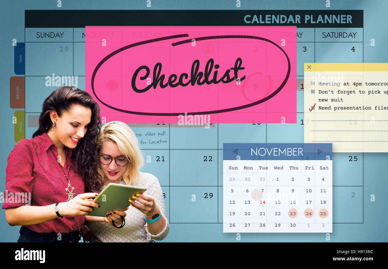 checklist-appointment-schedule-event-concept-stock-photo-alamy