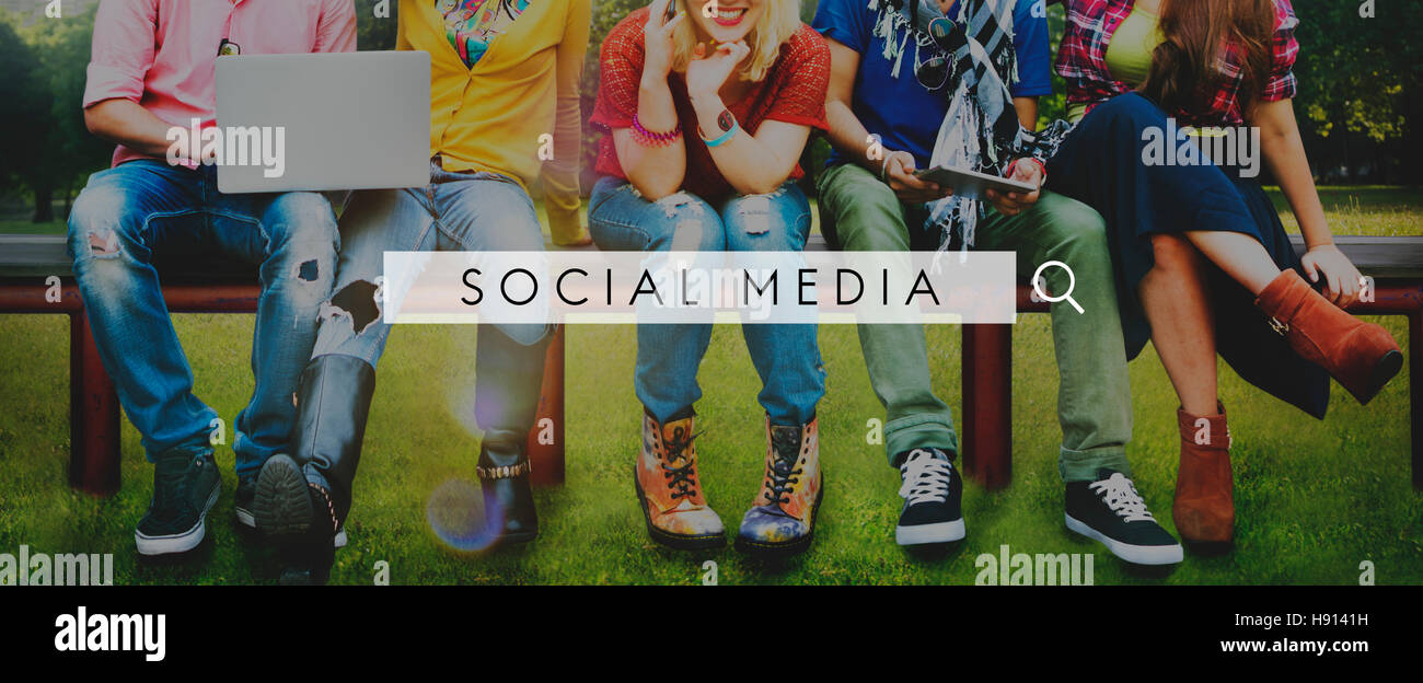 Social Media Network Web Online Internet Concept Stock Photo - Alamy