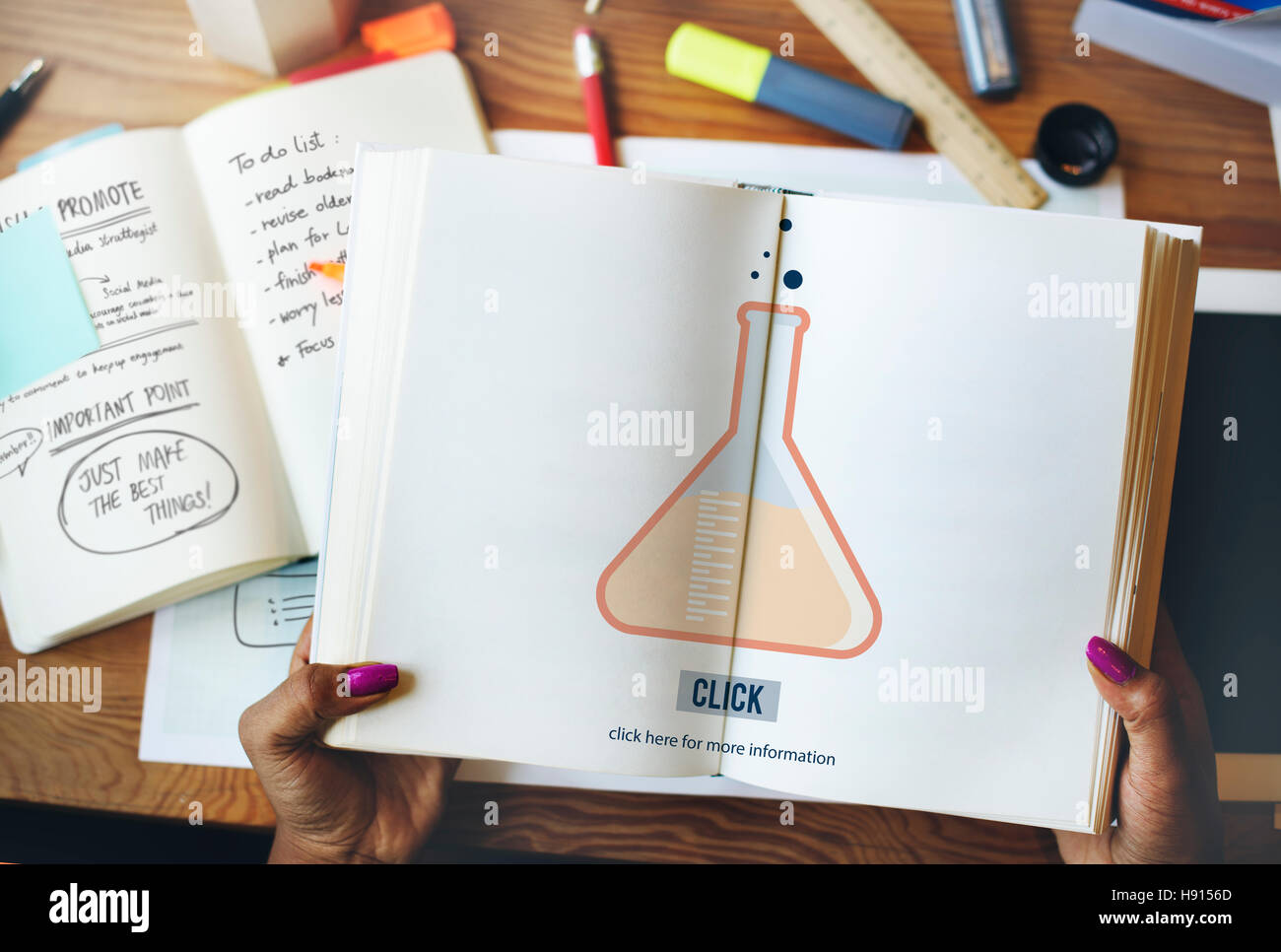 Flask Chemistry Science Experiment Lab Concept Stock Photo Alamy
