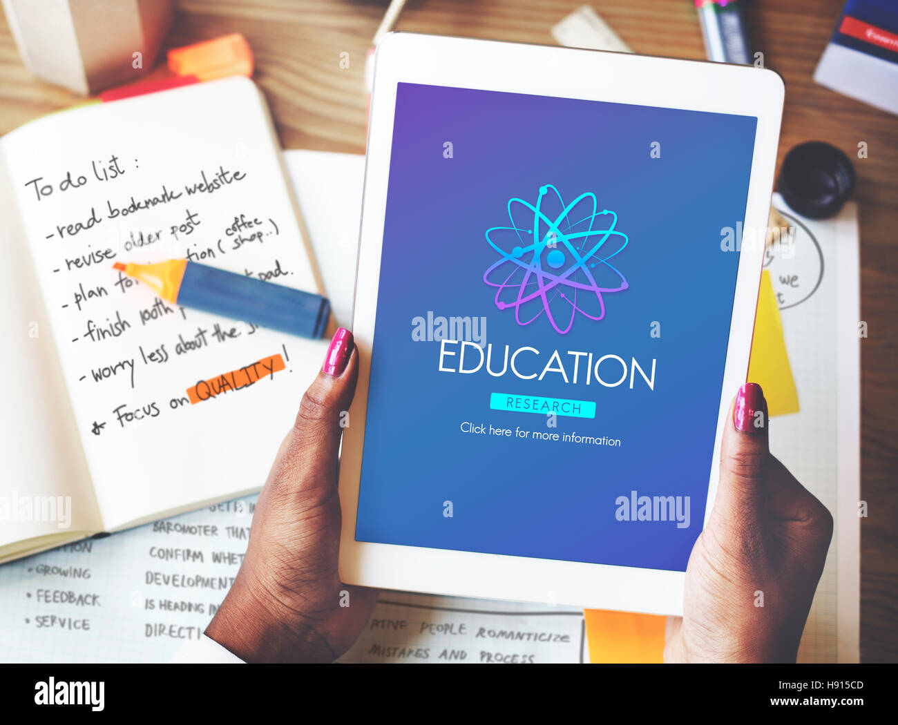 Education College Insight Intelligence Learning Concept Stock Photo - Alamy