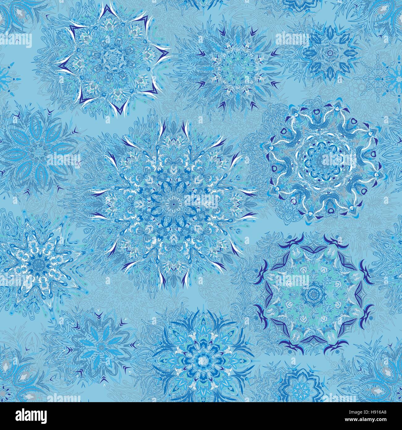 ornate floral seamless texture, endless pattern with flowers looks like ...