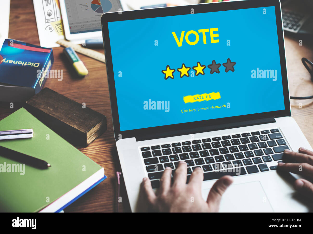 Customre Feedback Comment Vote Review Results Concept Stock Photo Alamy