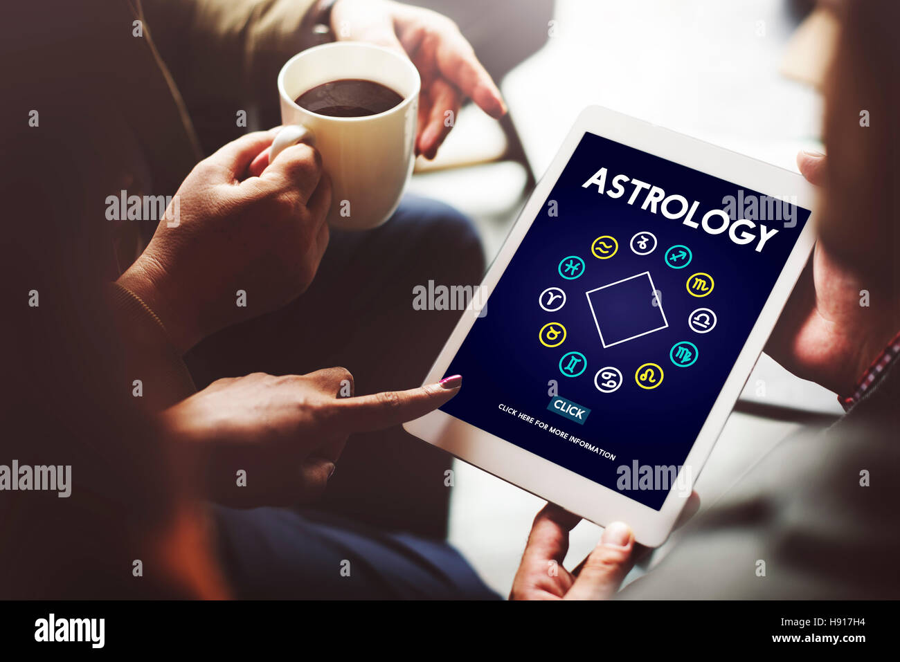 Astrology Horoscope Zodiac Sign Concept Stock Photo