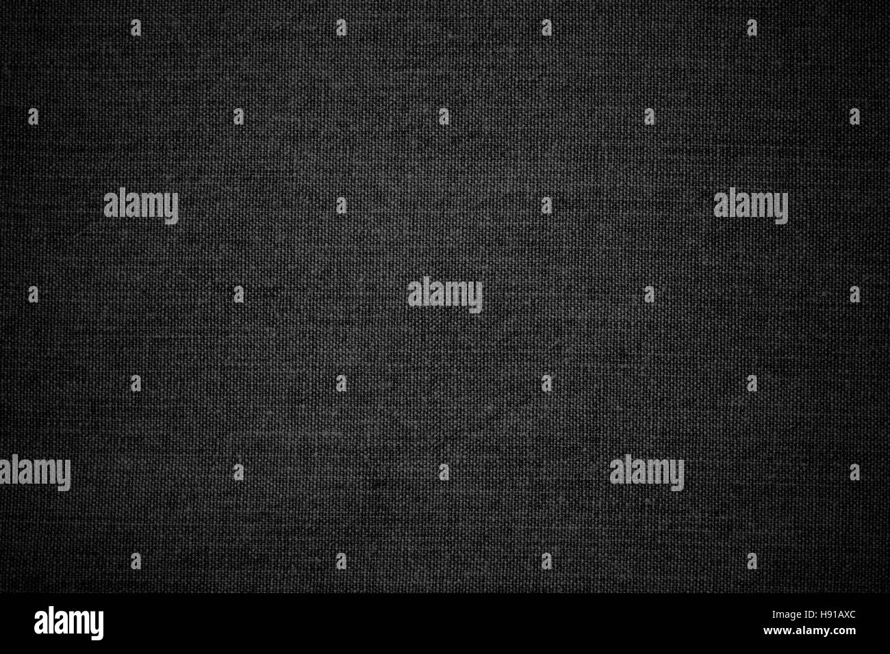black linen texture or cotton black background Stock Photo - Alamy