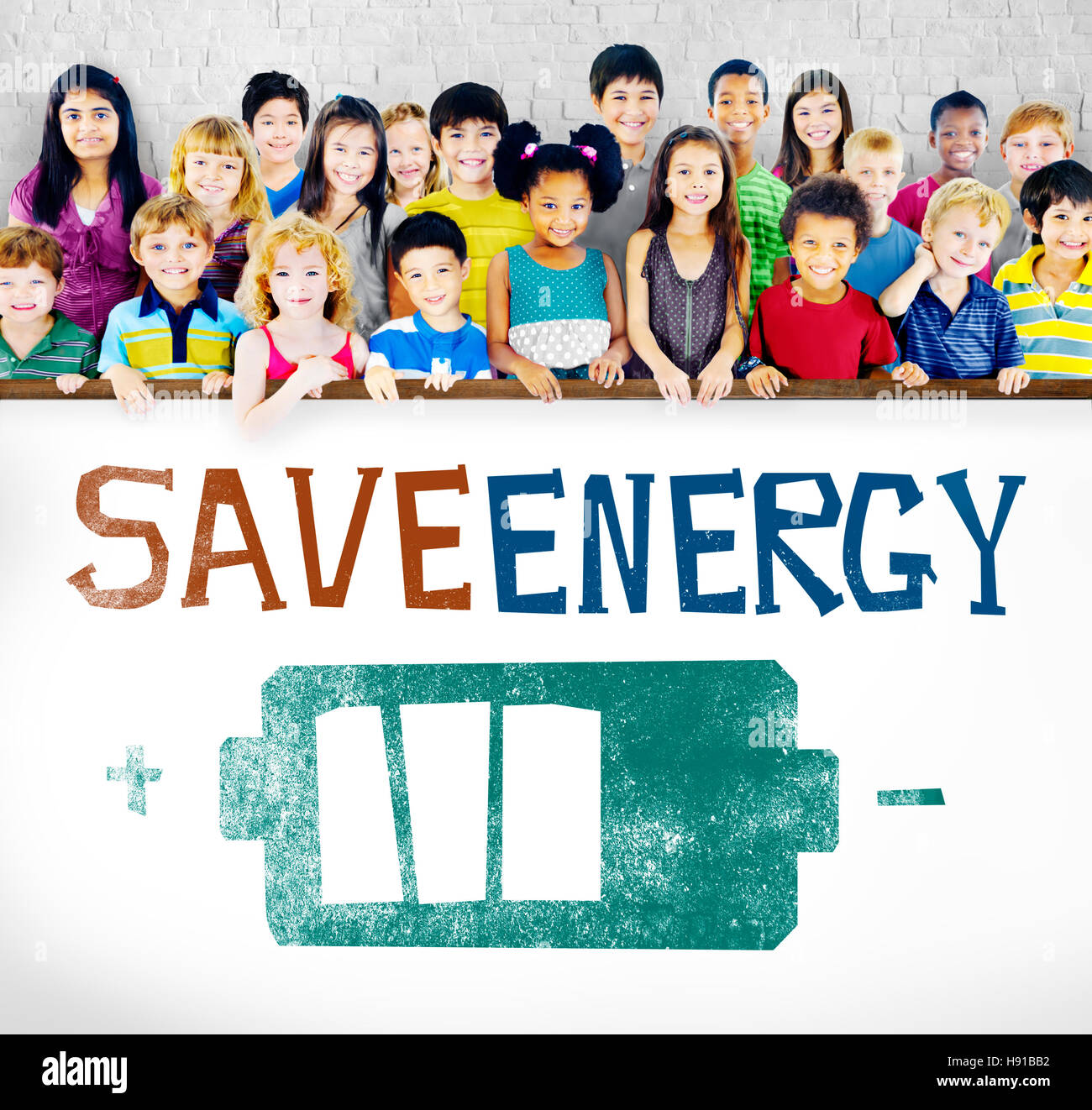 Save Energy Power Light Eco Concept Stock Photo - Alamy