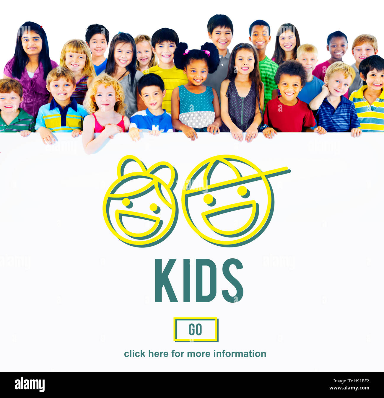 Kids Children Offspring Generation Life Concept Stock Photo - Alamy