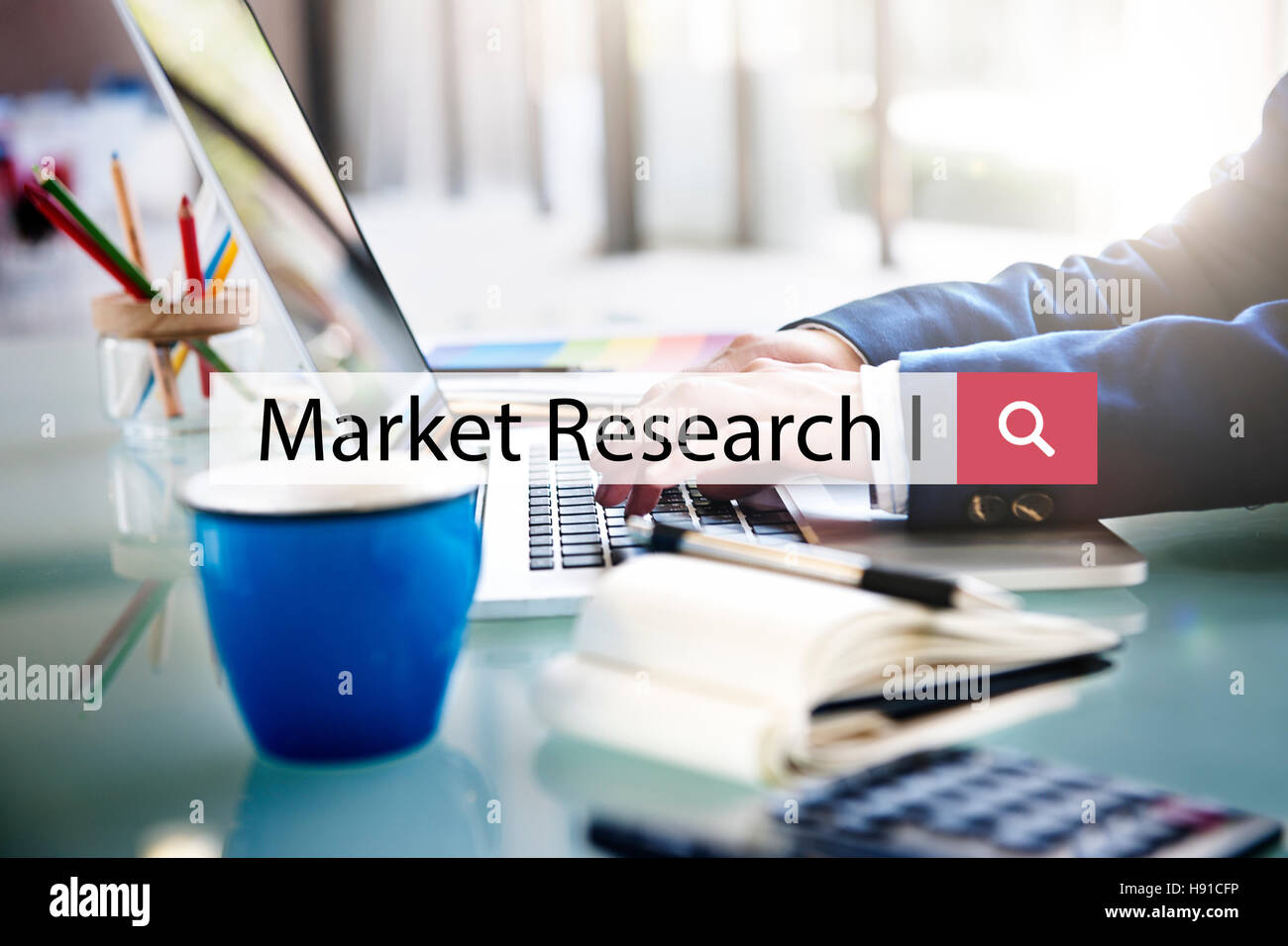Market Research Analysis Business Consumer Concept Stock Photo