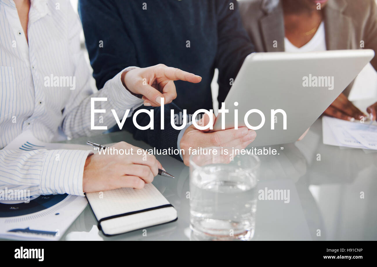 Evaluation Assessment Performance Business Development Concept Stock Photo