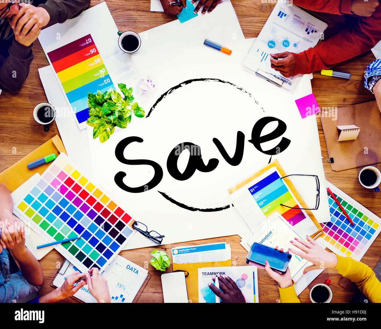 Save Saving Economy Accounting Money Concept Stock Photo - Alamy