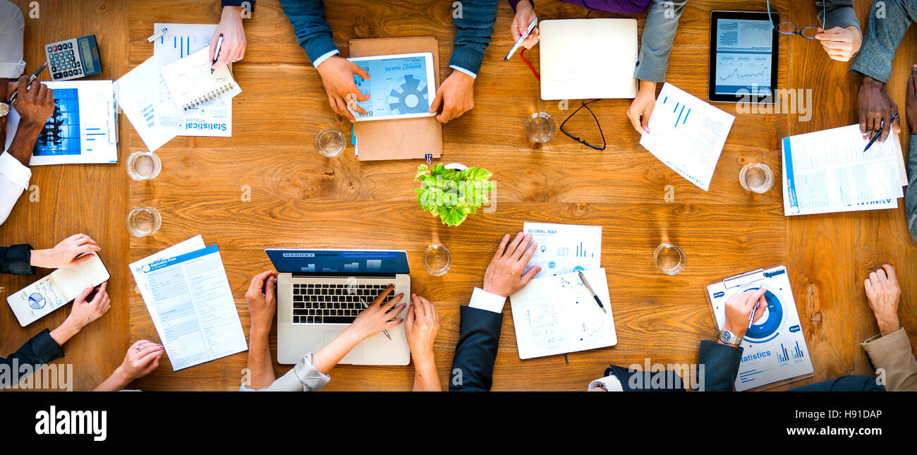 Group of Business People Working in the Office Concept Stock Photo - Alamy