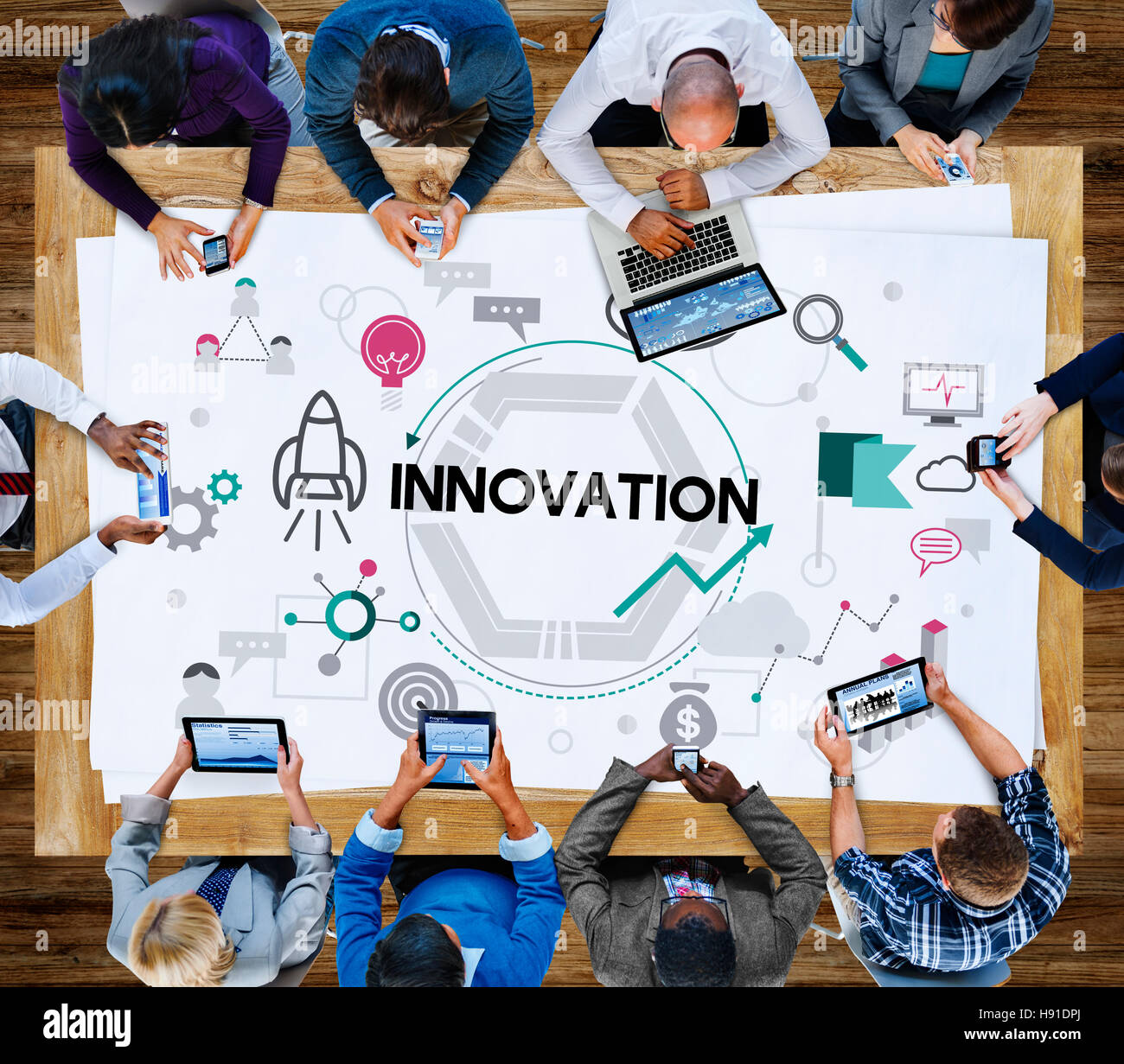Innovation Creative Design Development Modern Concept Stock Photo - Alamy