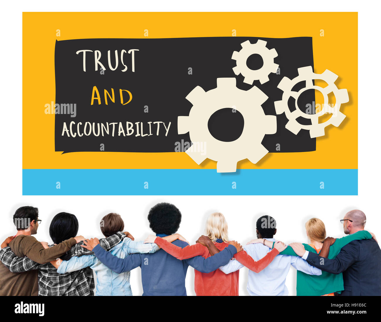 Team Teamwork Support Friendship Huddle Concept Stock Photo - Alamy