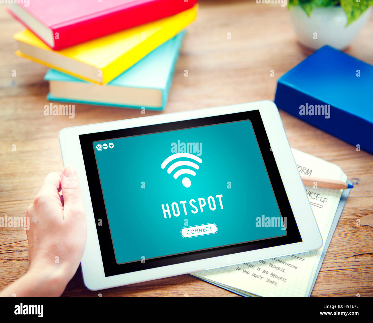 Internet Wifi Connection Access Hotspot Stock Photo