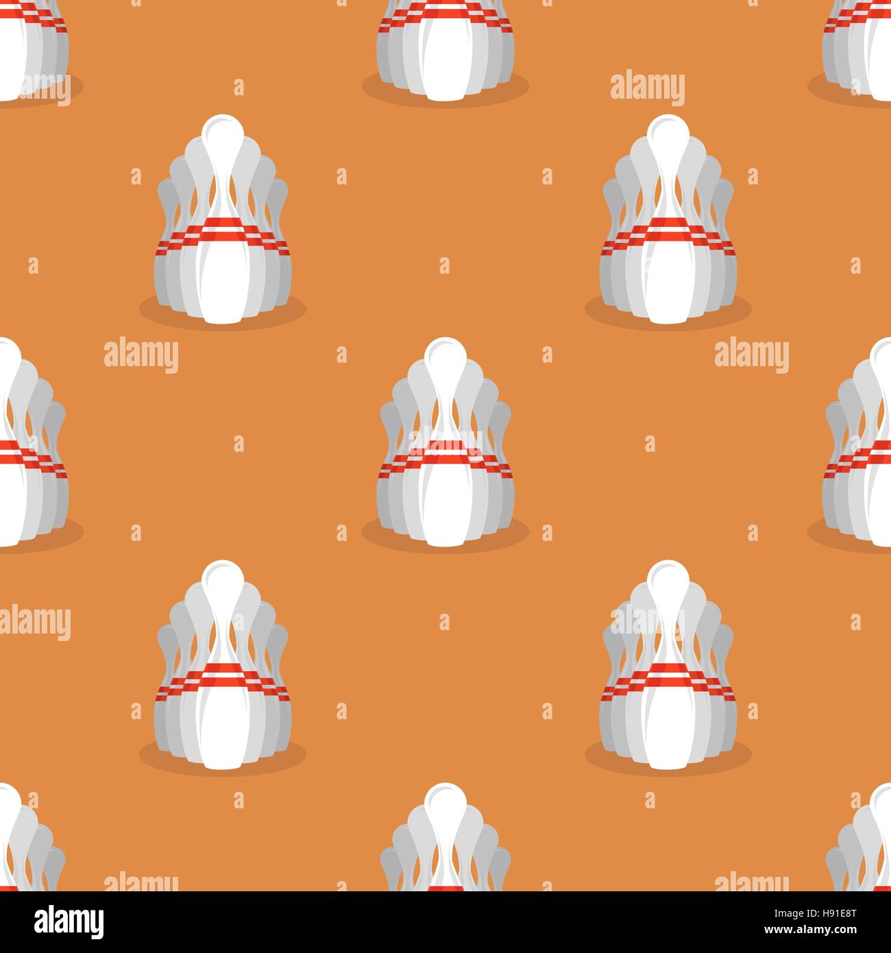 Bowling Pins Seamless Pattern Stock Vector Image & Art - Alamy