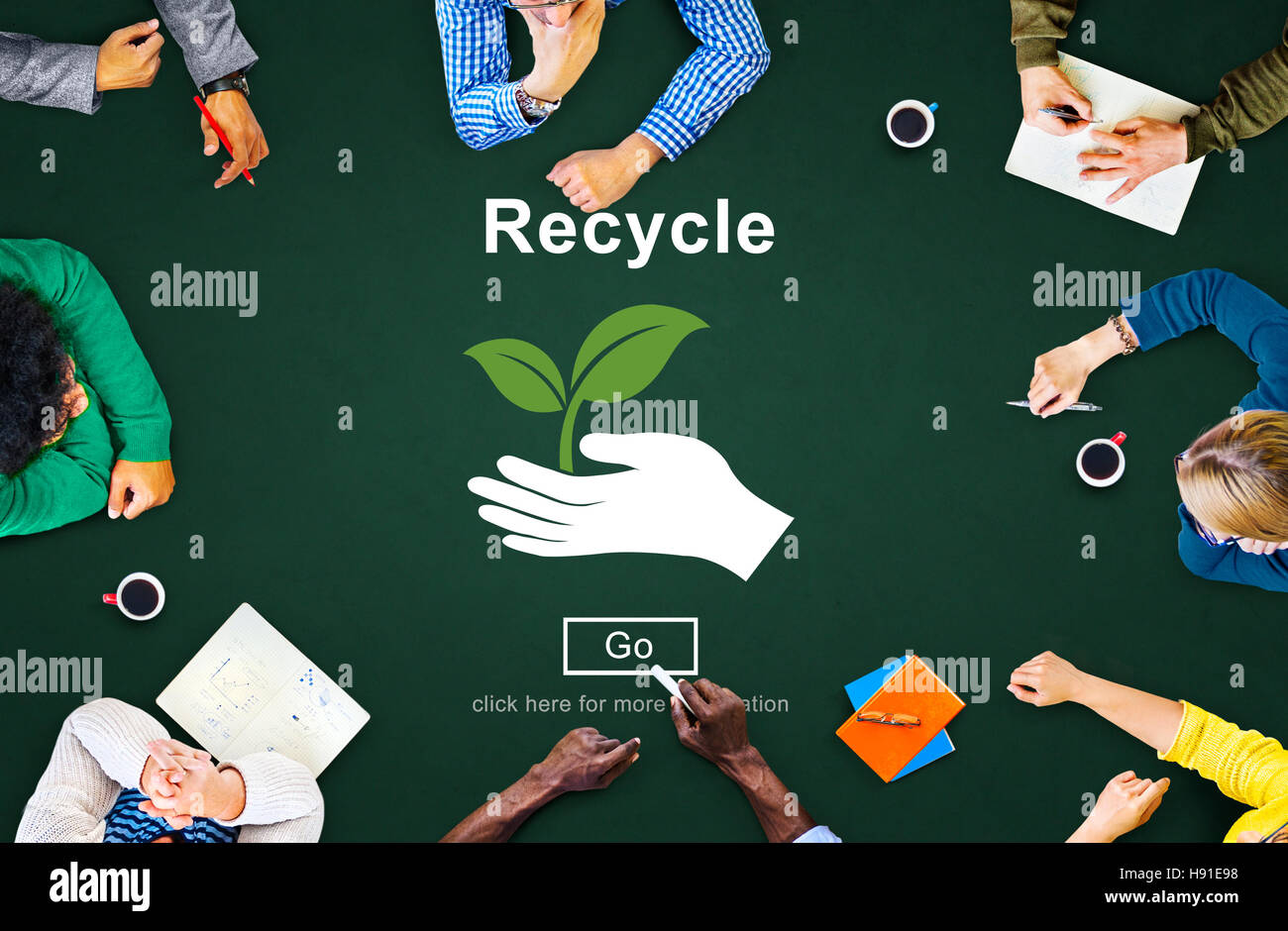 Recycle Reuse Reduce Ecosystem Environment Concept Stock Photo Alamy
