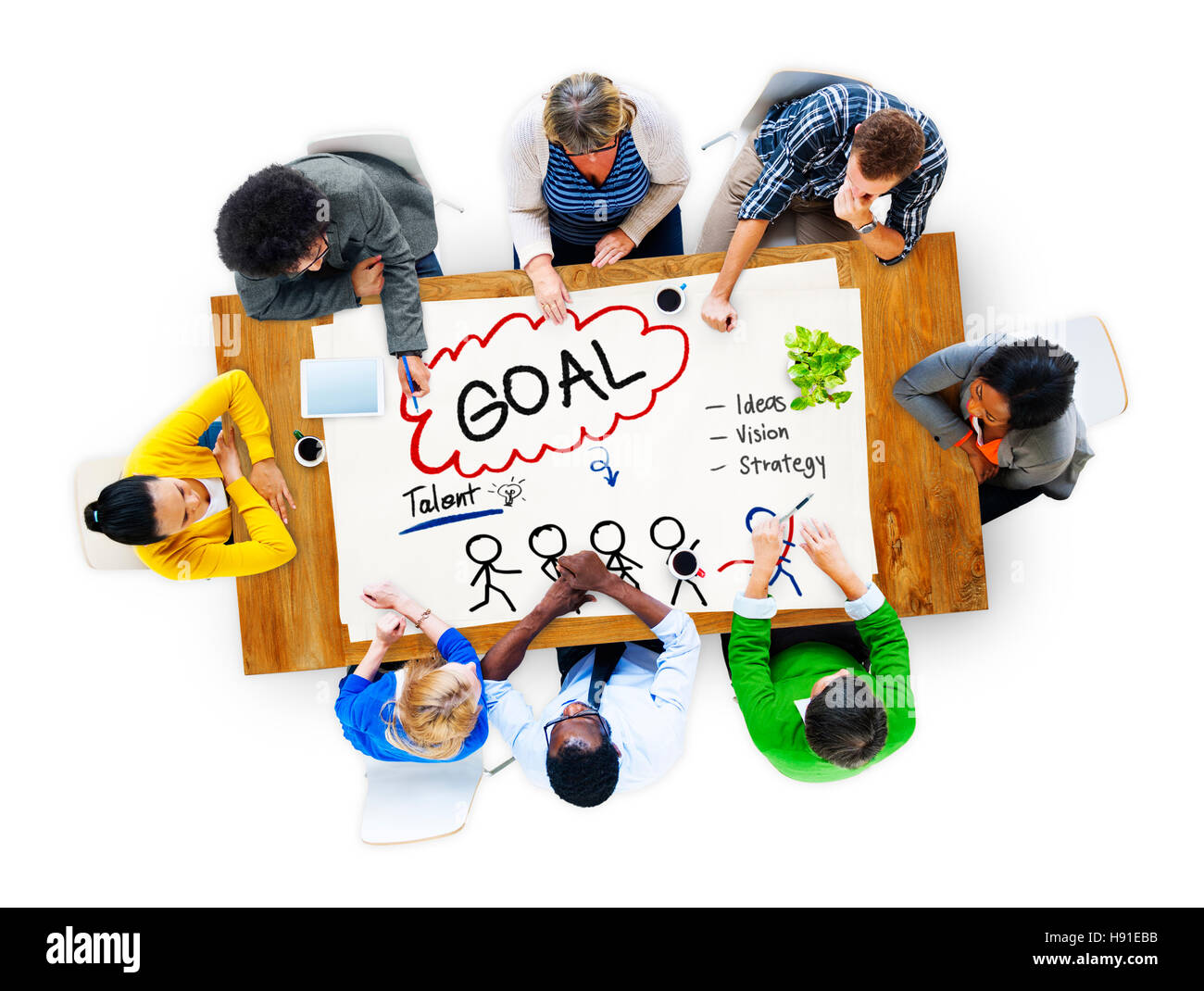 Goal Expectation Target Mission Aim Concept Stock Photo