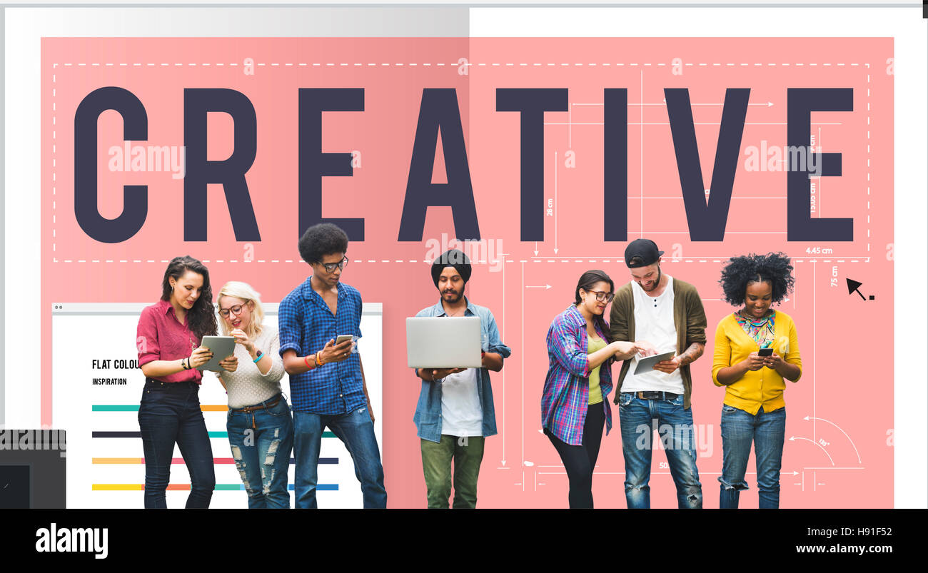 Creative Creativity Ideas Innovation Development Insipire Concept Stock ...