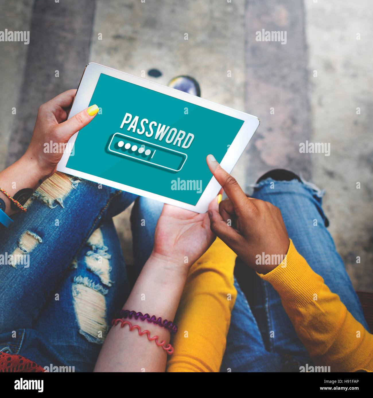 Password Access Firewall Internet Log-in Private Concept Stock Photo ...