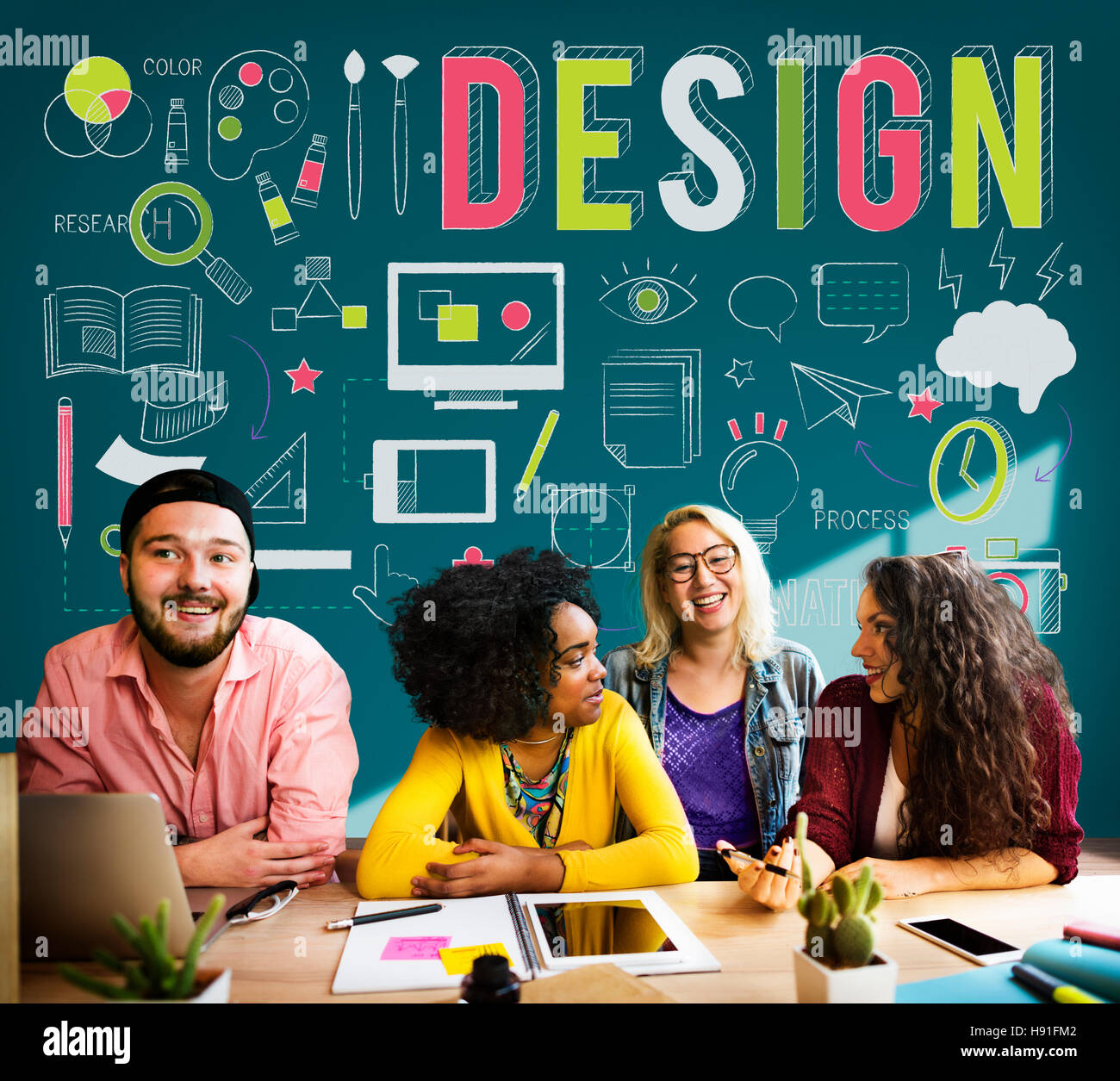 Design Creative Planning Objective Purpose Ideas Concept Stock Photo ...