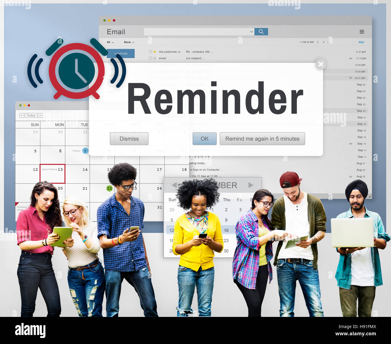 Reminder Planner Calendar Event Concept Stock Photo - Alamy