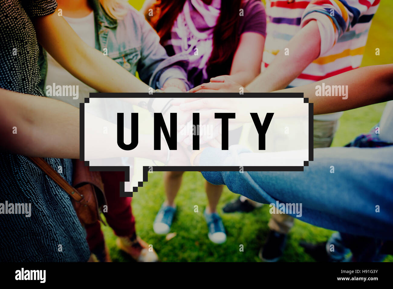 Unity Togetherness Support United Team Concept Stock Photo - Alamy