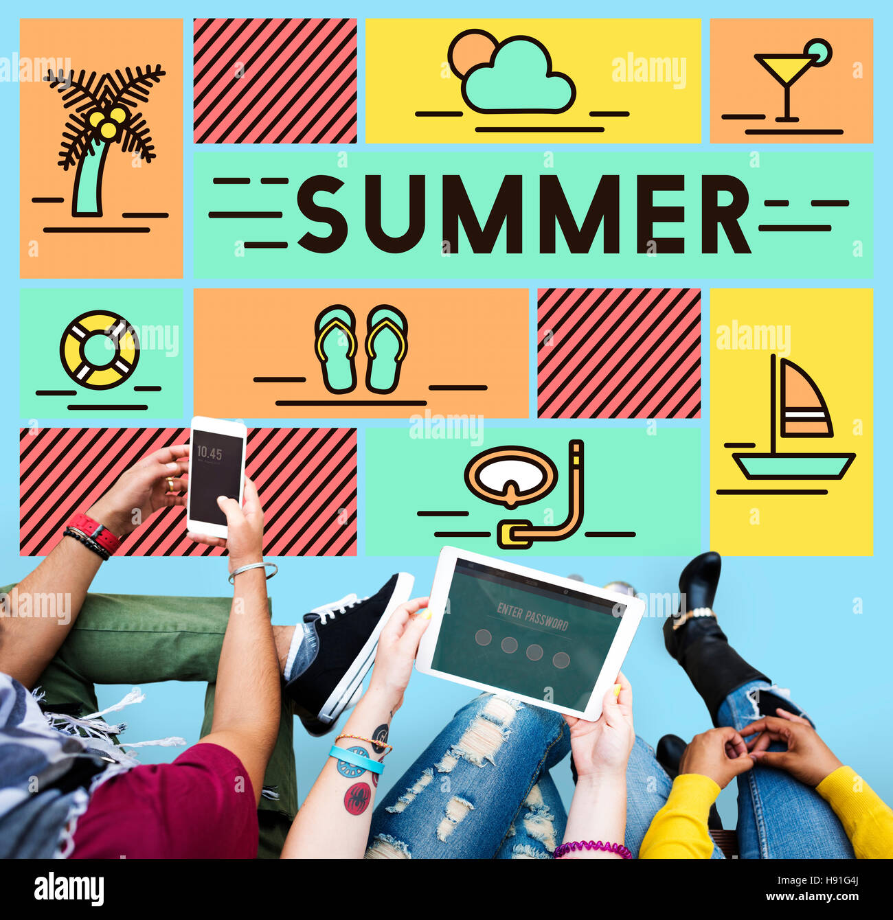 Summer holidays education campus hi-res stock photography and images ...