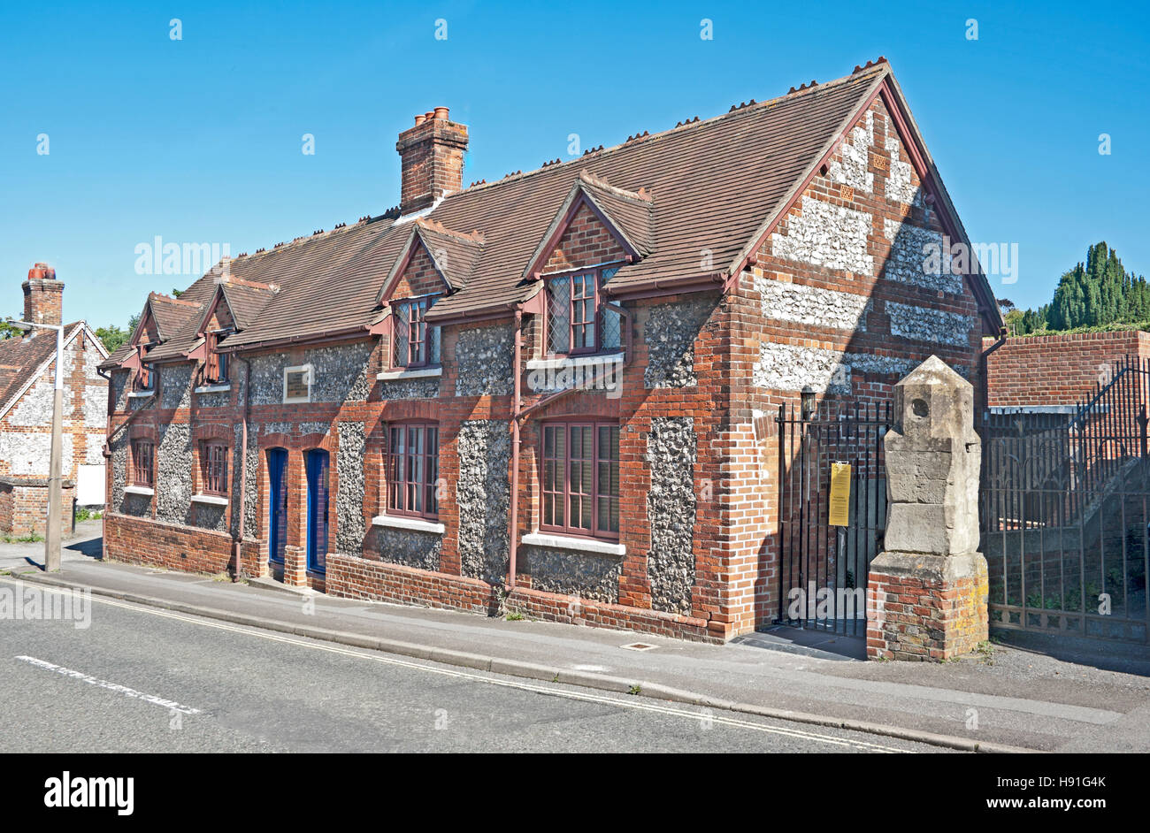 Andover, Old School, Hampshire, England, Stock Photo