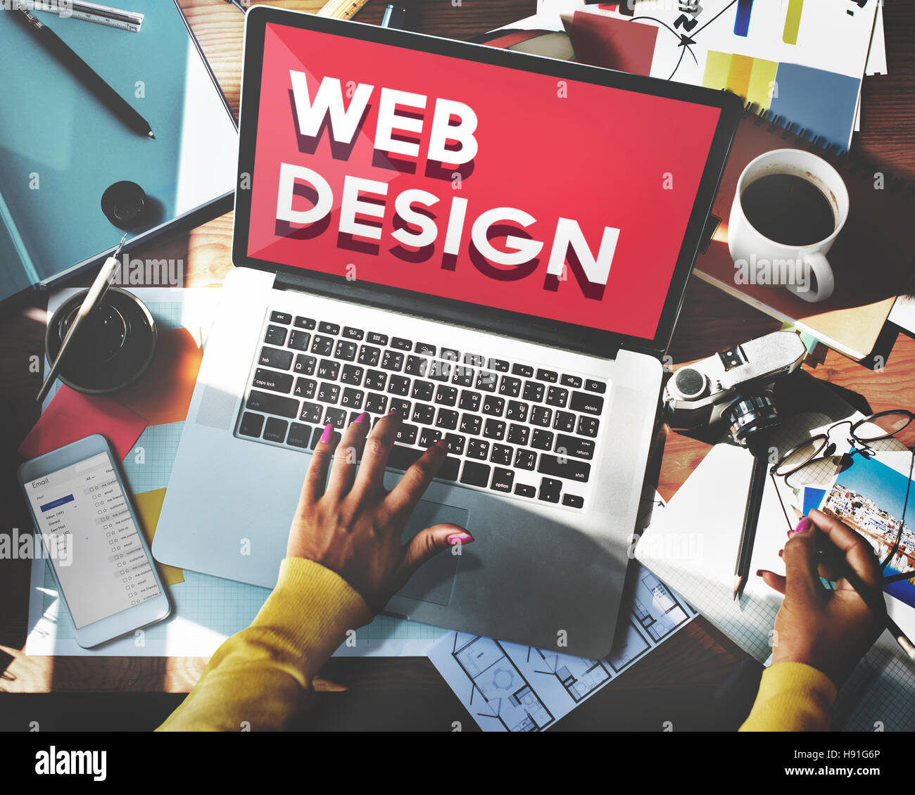Web Design Website Homepage Ideas Programming Concept Stock Photo ... Web Design Website Homepage Ideas Programming Concept Stock Photo ...