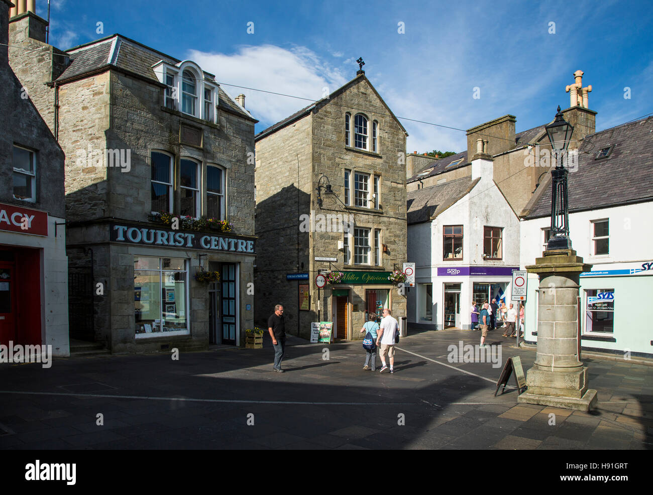 Town Centre, Lerwick, Shetland Islands, Scotland Stock Photo - Alamy