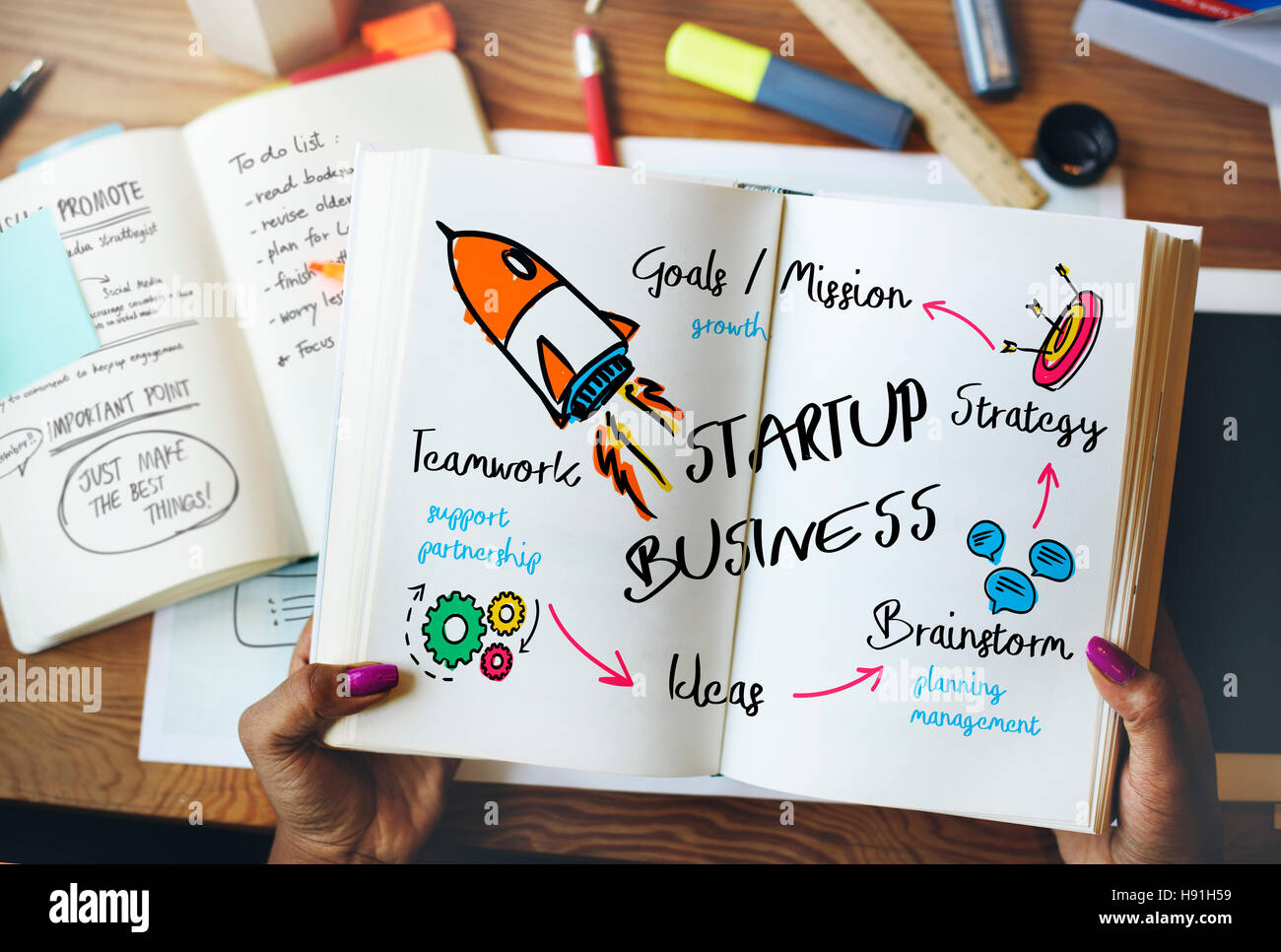 Start Up Business Rocket Ship Graphic Concept Stock Photo - Alamy